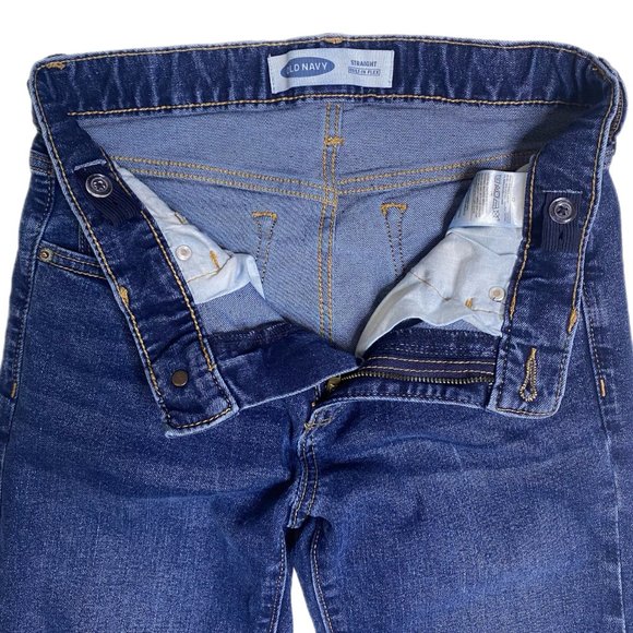 Old Navy Boys Straight Leg Jeans with Built-In Flex Size 12 - Picture 3 of 7